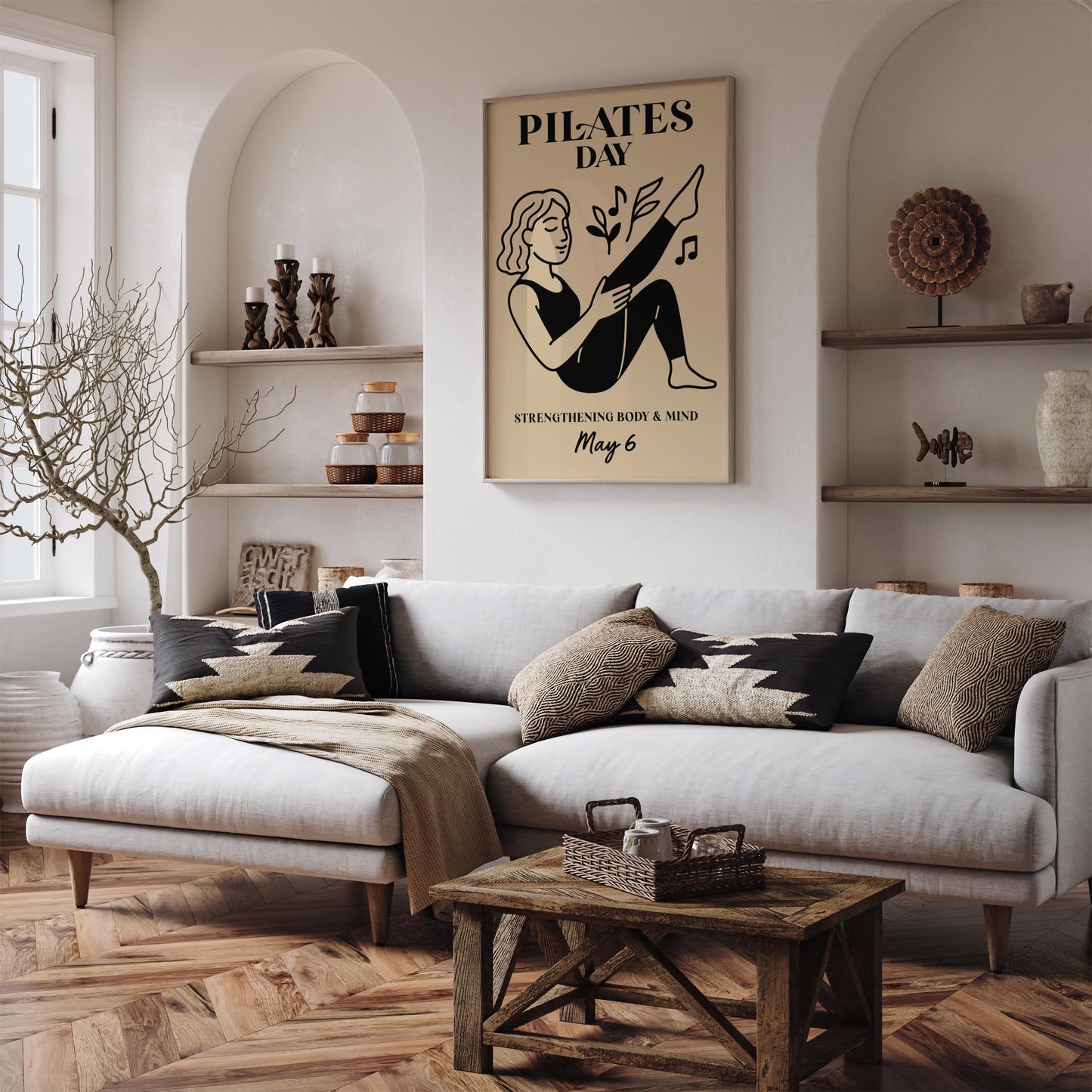 Pilates Day Poster