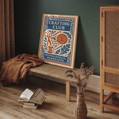 Crafting Club Minneapolis Poster