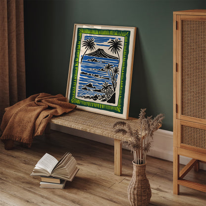 Etna Sicily Landscape Poster