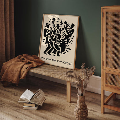 New York City Jazz Festival Poster - Jazz Wall Art