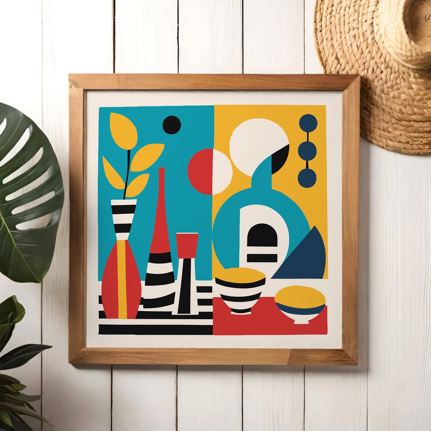 Modern Contemporary Abstract Square Wall Art