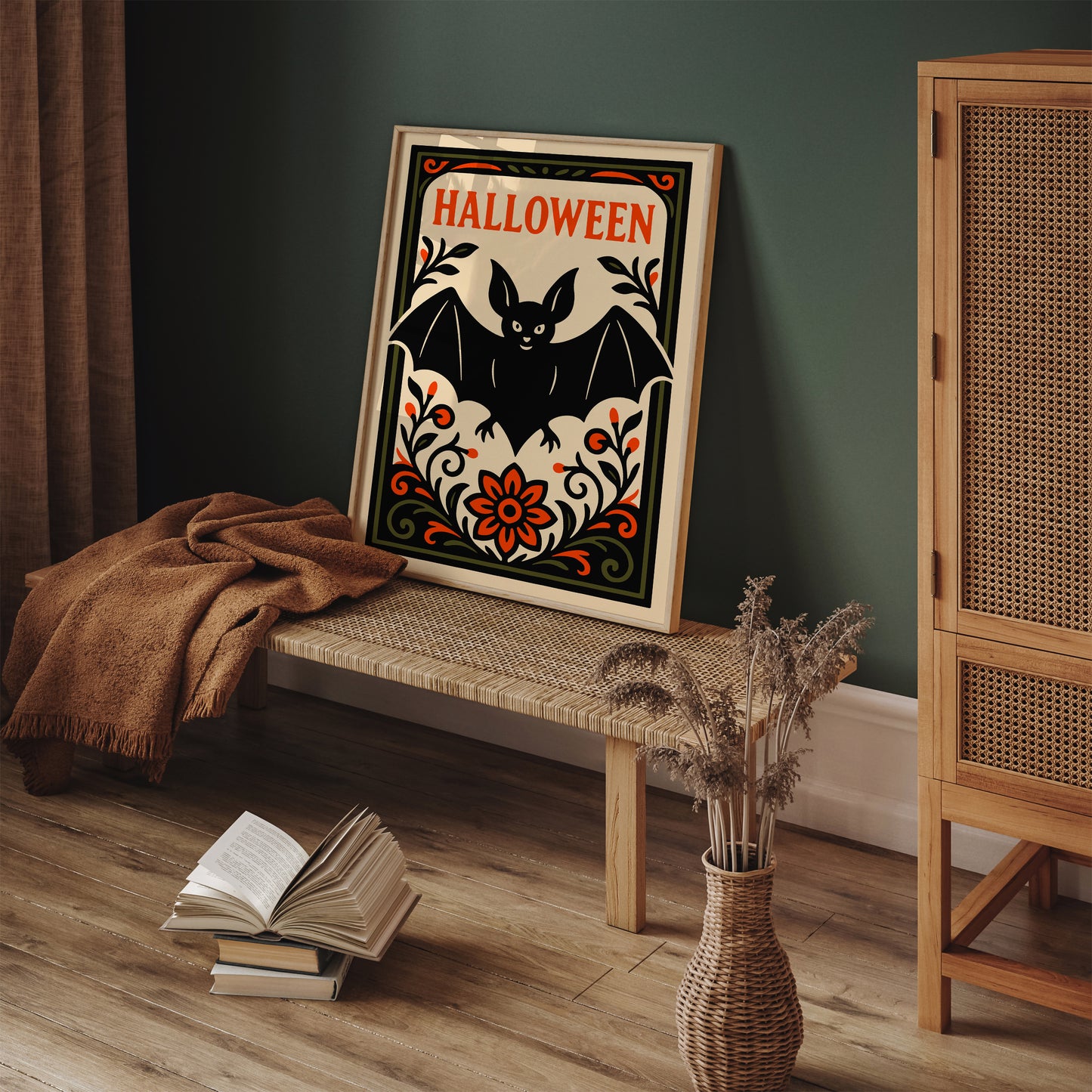 Halloween Bat Poster
