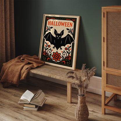 Halloween Bat Poster