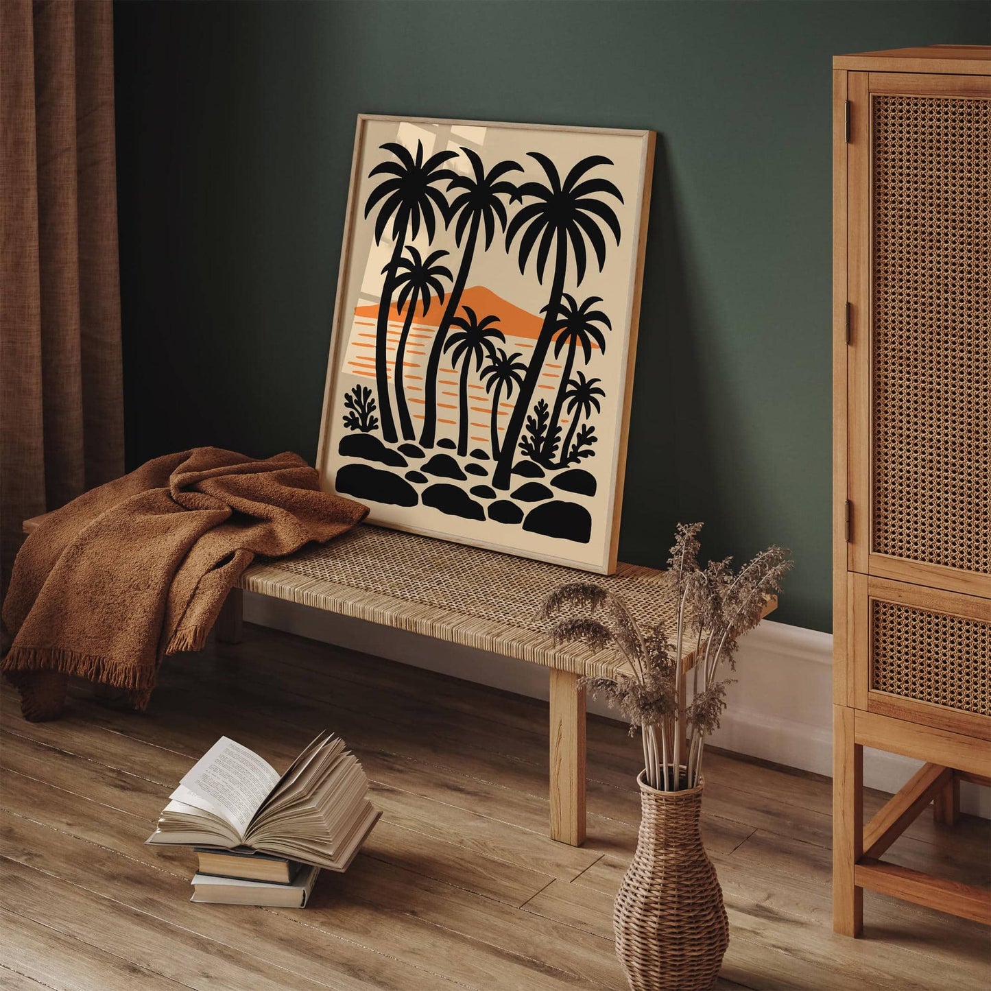 Tropical Landscape Wall Art – Stunning Beach Print