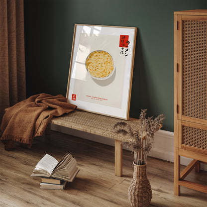 Original Japanese Ramen Noodles Poster