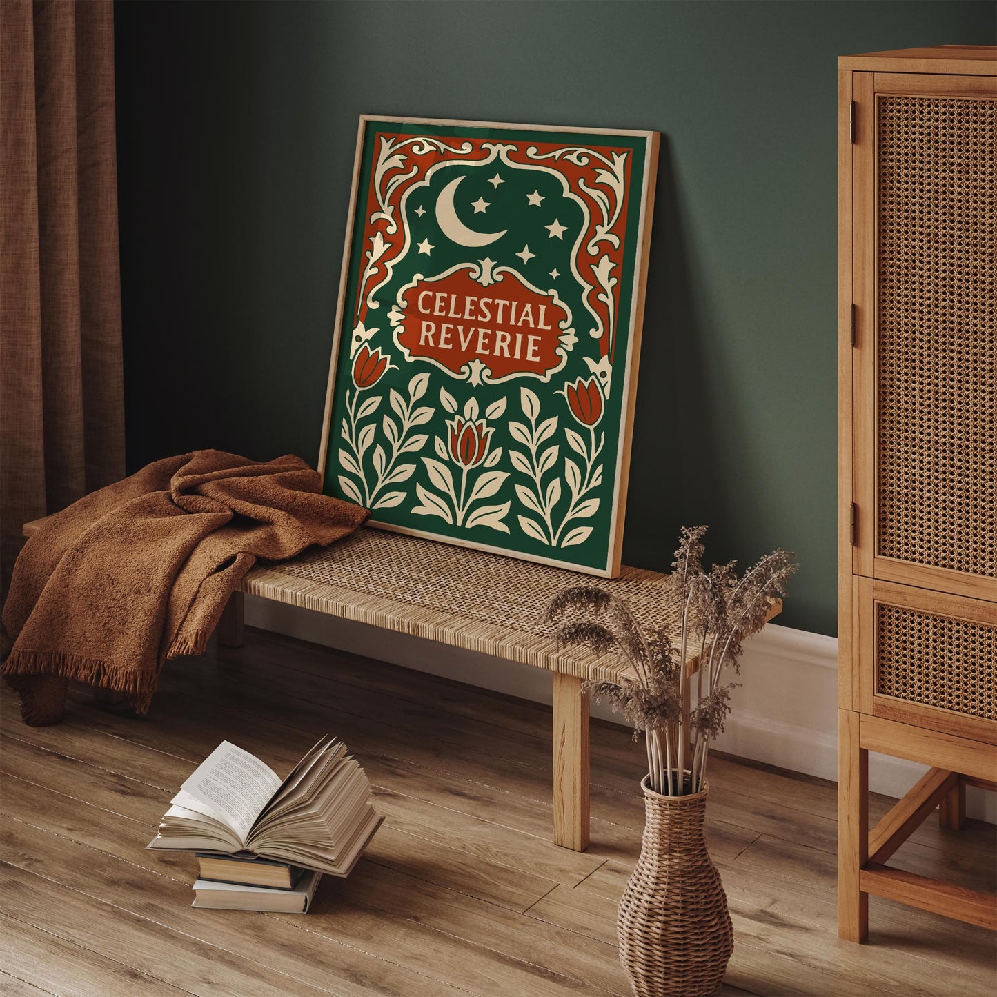 Celestrial Reverie Rococo Poster