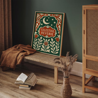 Celestrial Reverie Rococo Poster