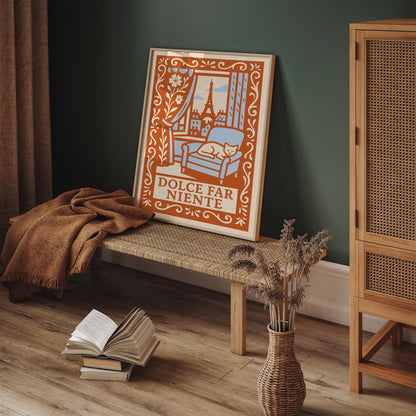 Dolce Far Niente in Paris Poster