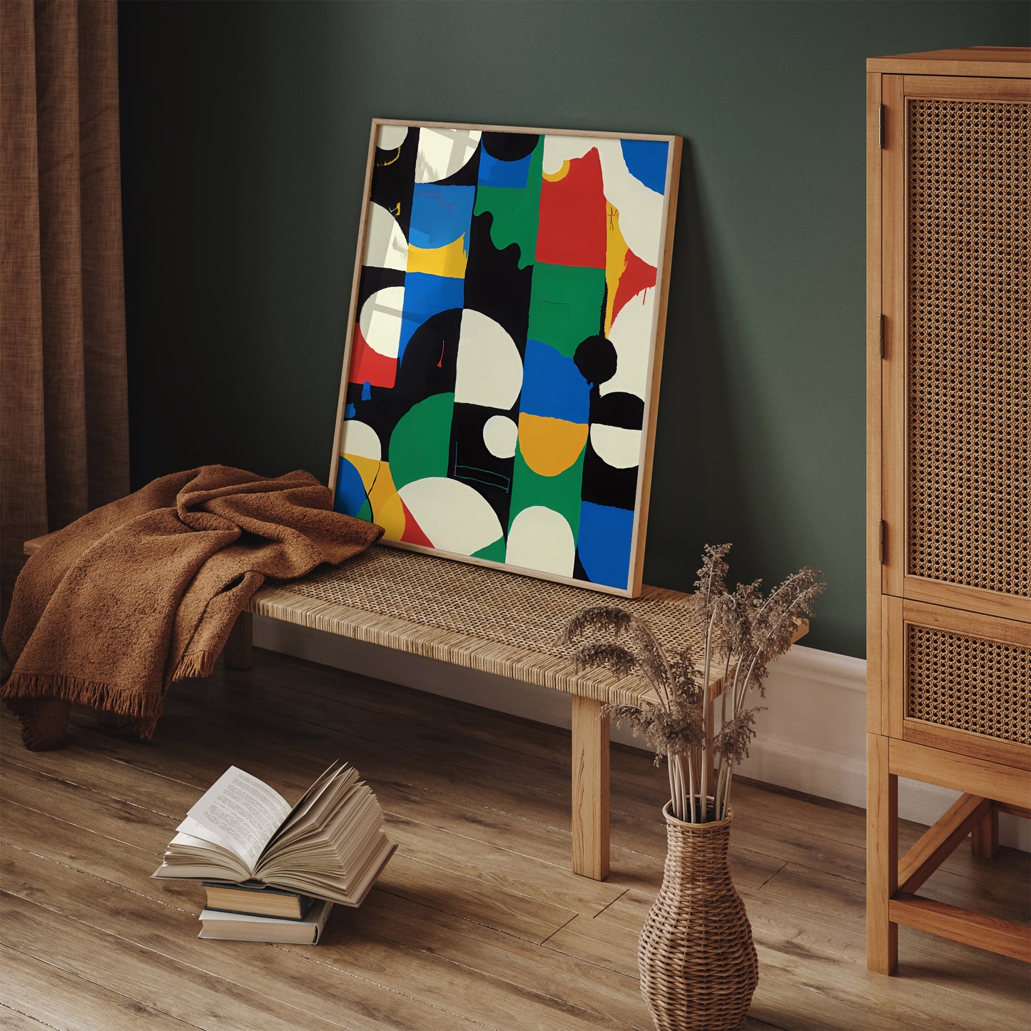 Abstract Shapes Painting Giclee Reproduction