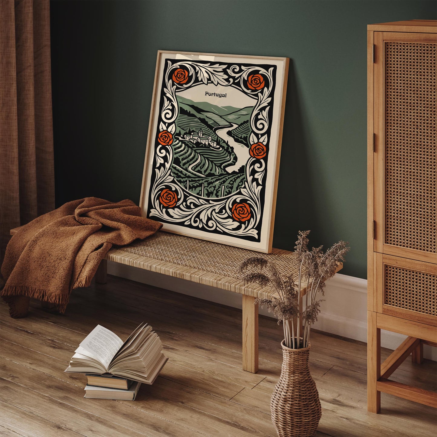 Vintage Portugal Travel Poster