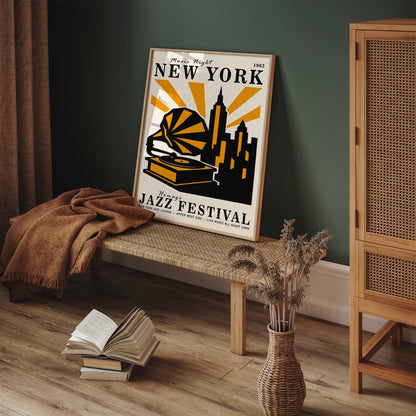 NYC Jazz Music Festival Poster