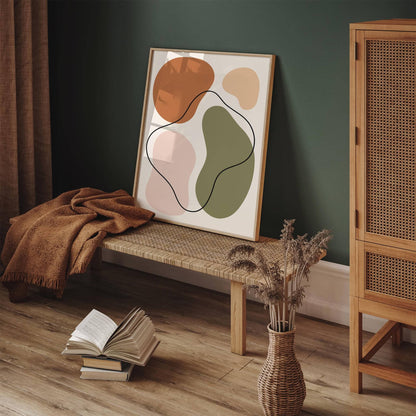 Trendy 2025 Abstract Modern Wall Art Print