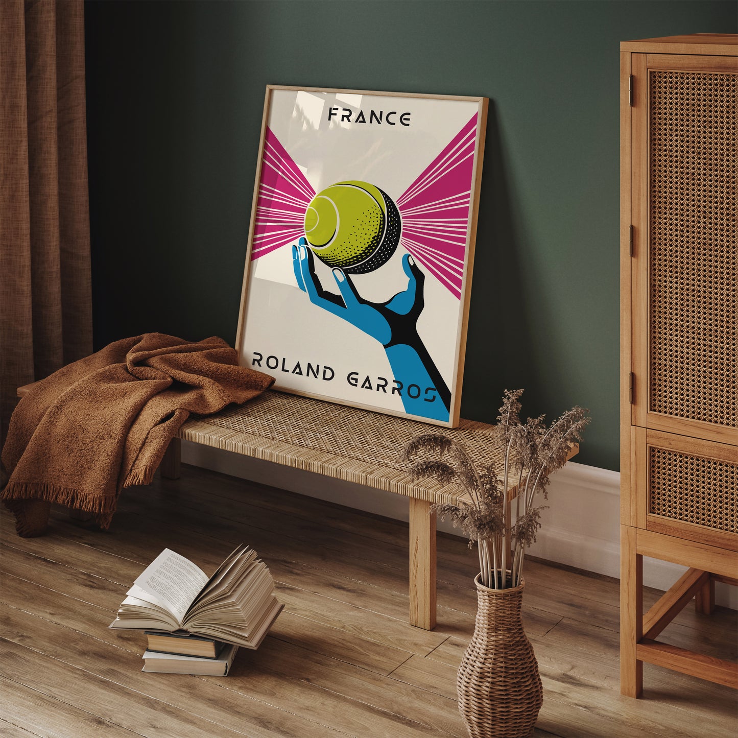 Roland Garros French Tennis Wall Art 2024