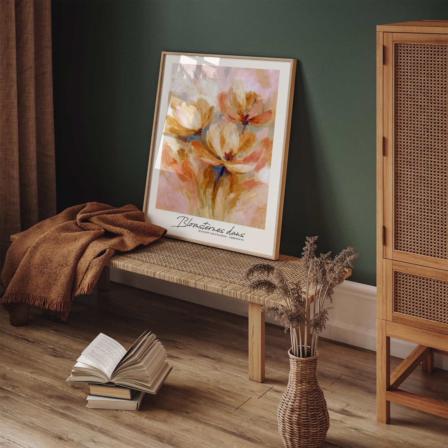 Scandinavian Floral Painting Reproduction Wall Art