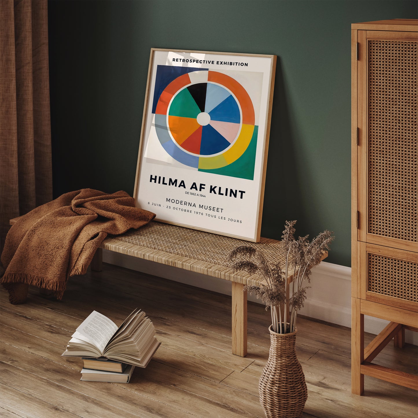 Inspired by Hilma af Klint Modern Exhibition Poster