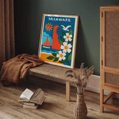 Delaware State Travel Poster