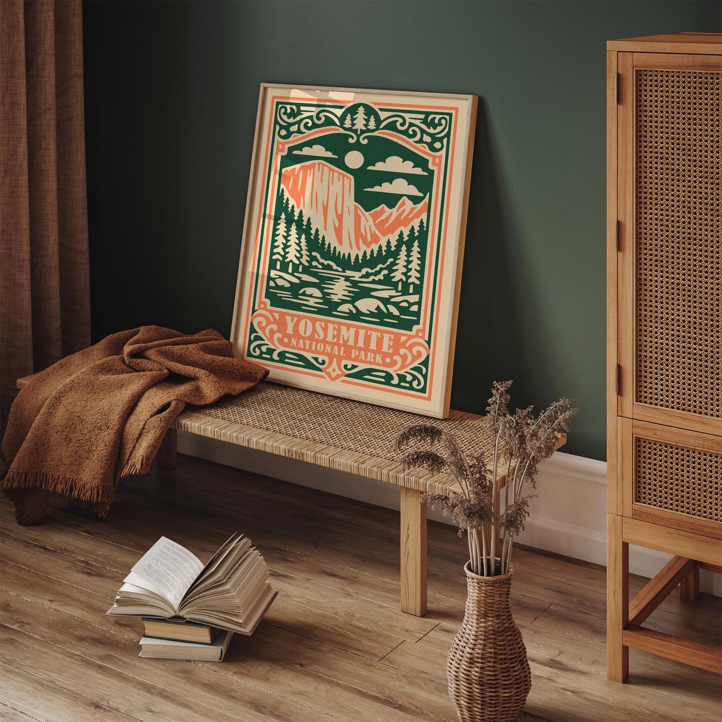 Yosemite National Park Poster - Vintage National Park Wall Art