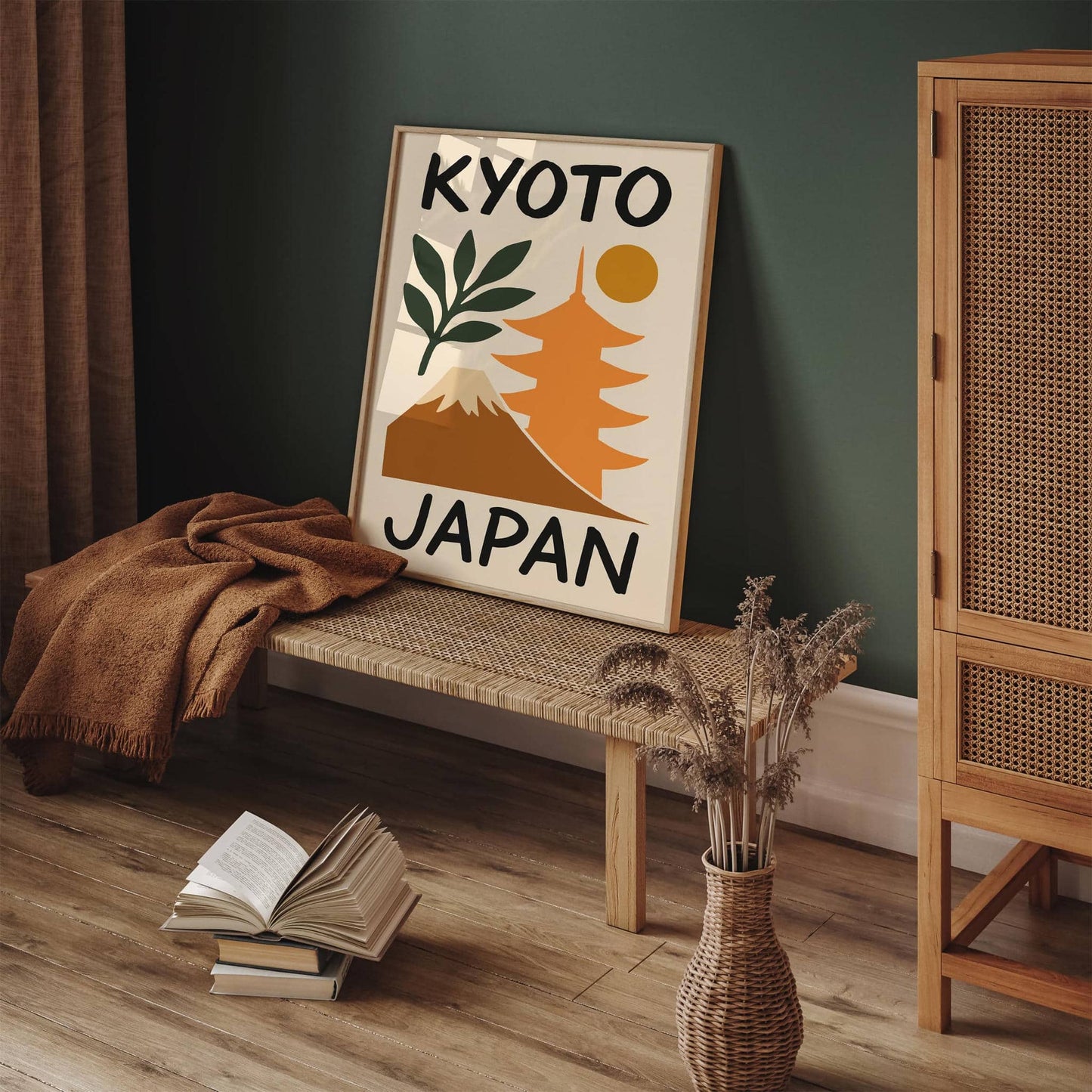 Kyoto Japan Modern Poster