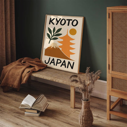 Kyoto Japan Modern Poster