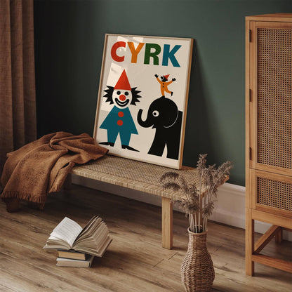 Circus Retro Funny Poster