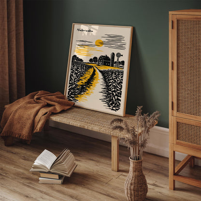 Nebraska Travel Poster