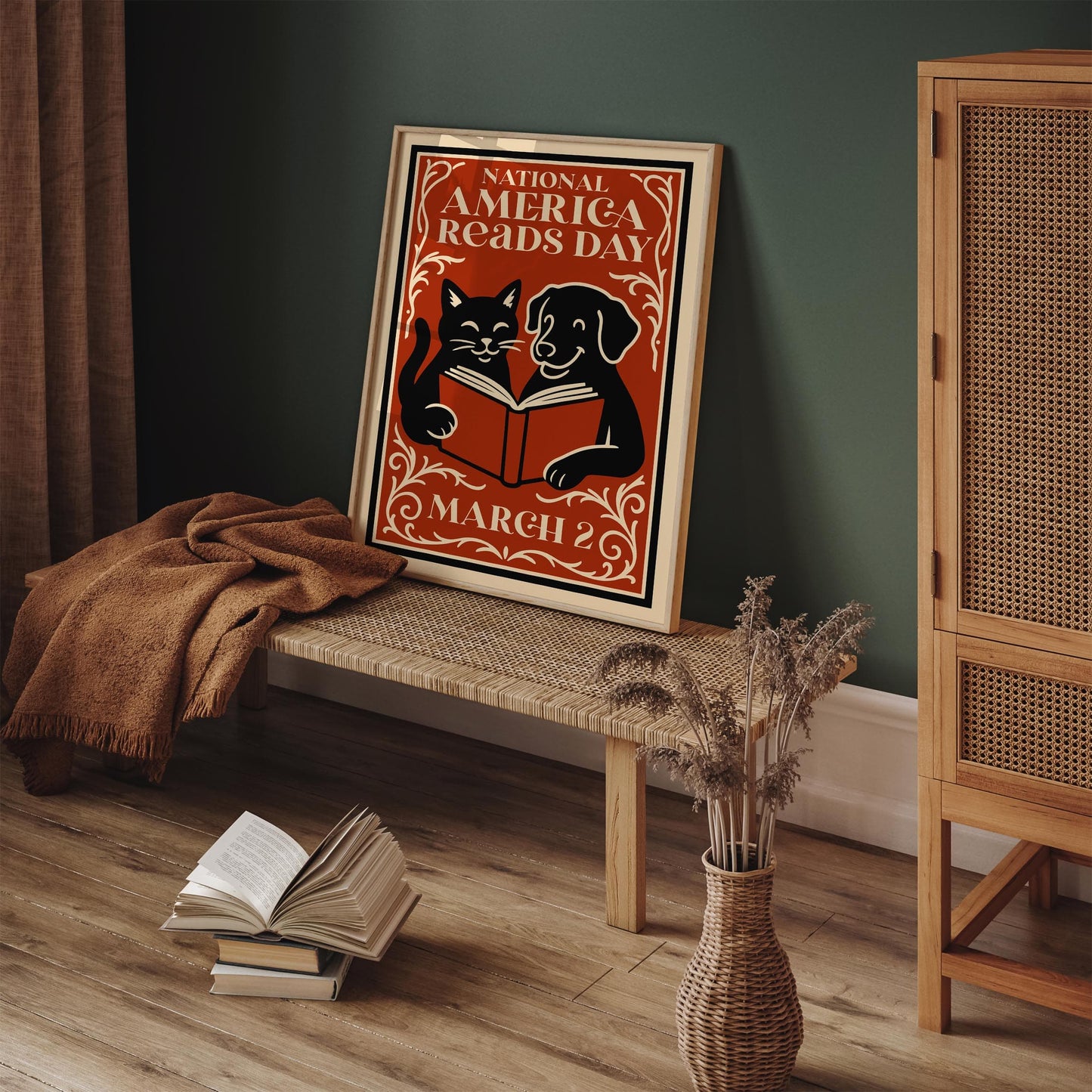 National America Reads Day Poster