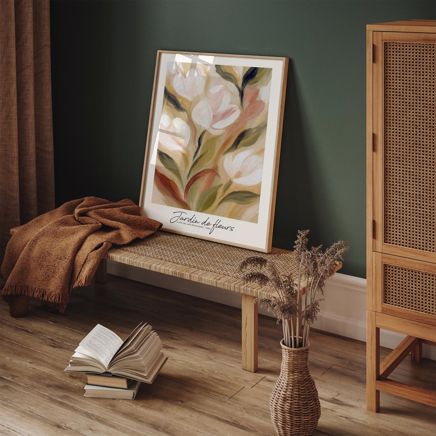 Botanical Garden Poster - Abstract Floral Print