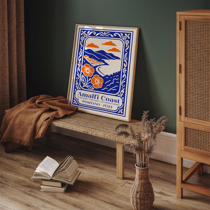 Amalfi Coast Positano Italy Poster 2026