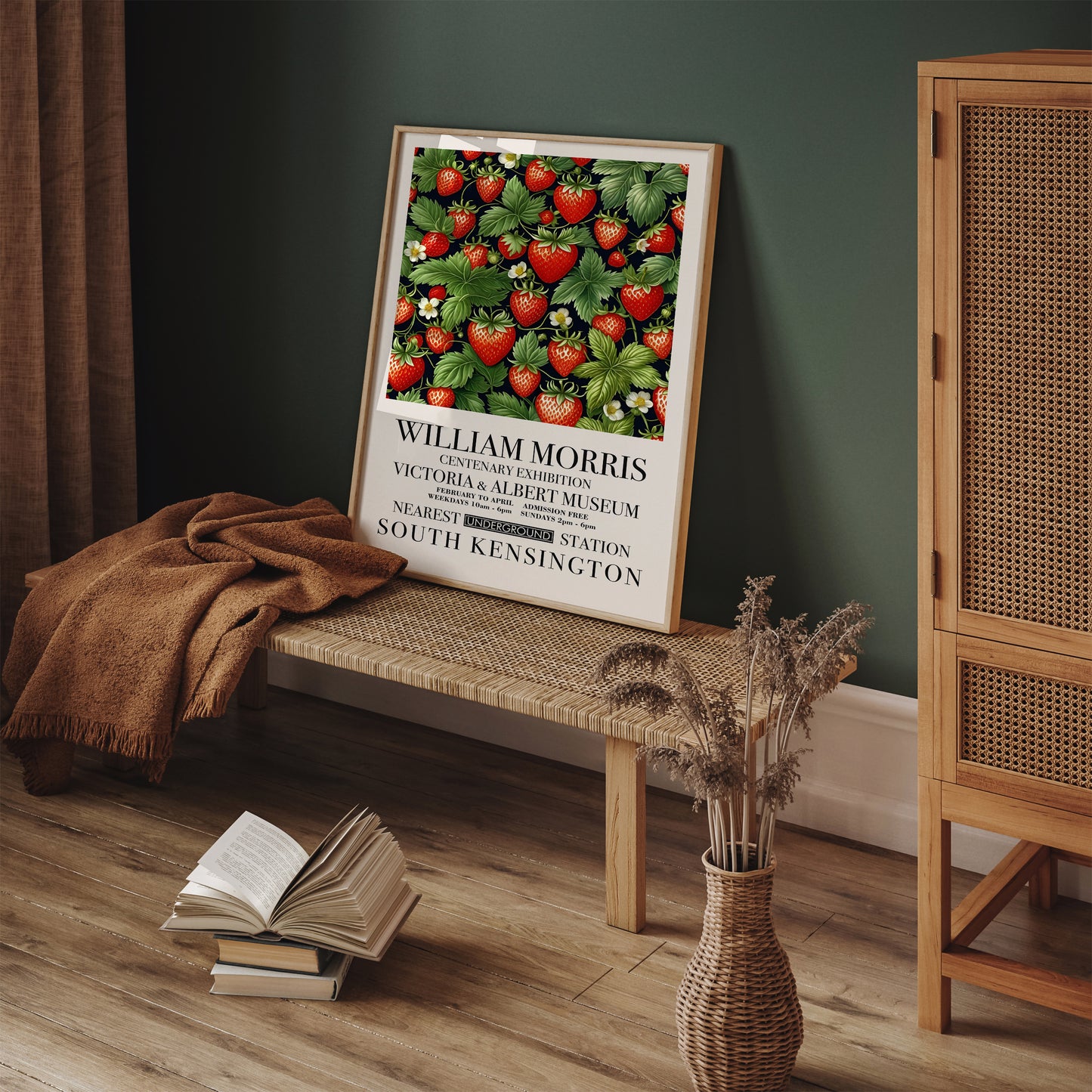 William Morris Strawberries Poster