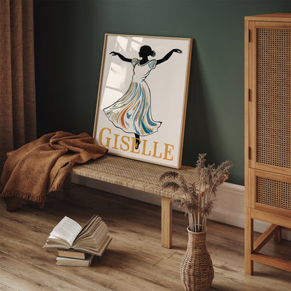 Giselle Ballet Ballerina Poster