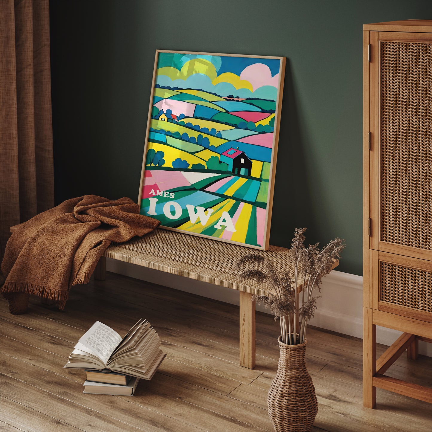 Travel Iowa Iconic Poster Art