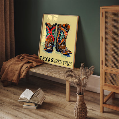 1993 Texas Country Music Poster