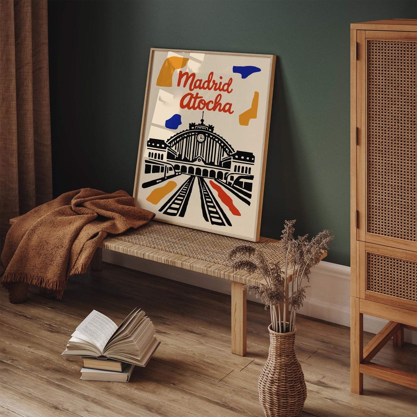 Madrid Atocha Railway Station Poster