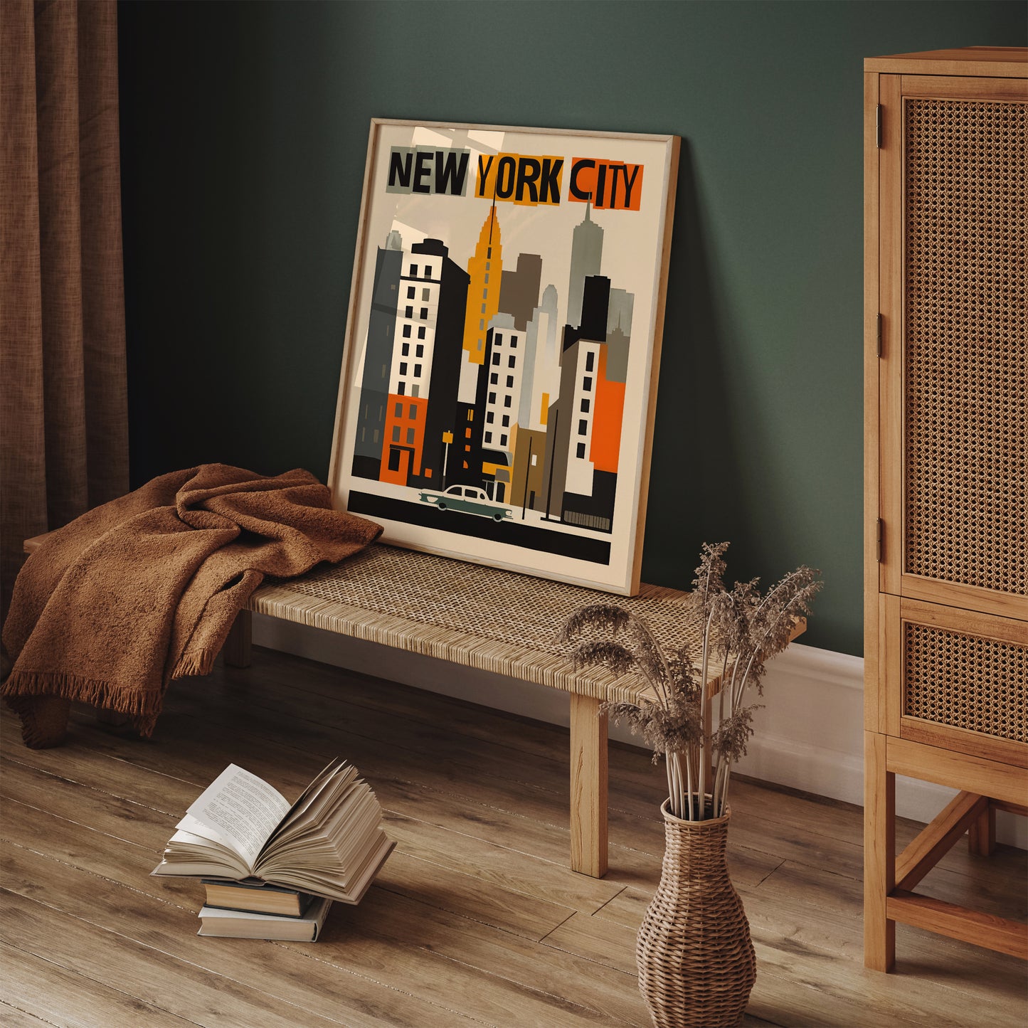 NYC Autumn Travel Poster