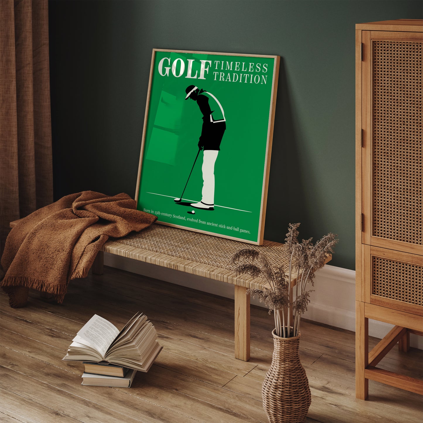 Minimal Golf Wall Art Poster