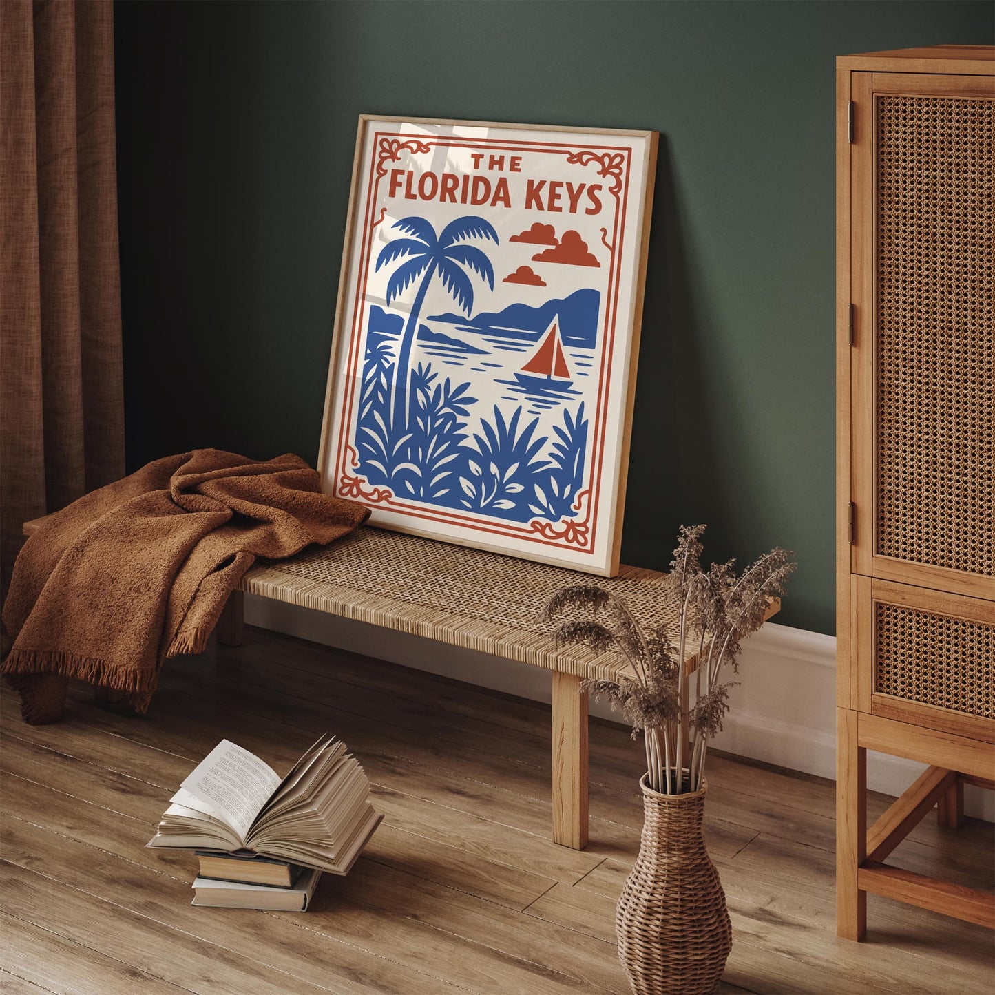 The Florida Keys - Tropical Landscape Wall Art Print