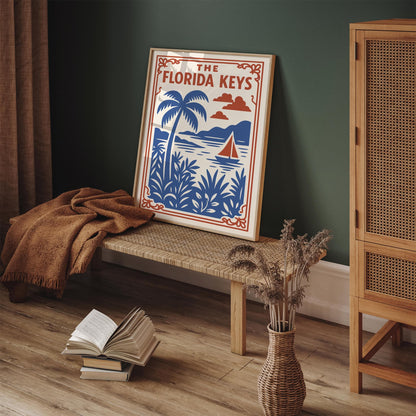 The Florida Keys - Tropical Landscape Wall Art Print