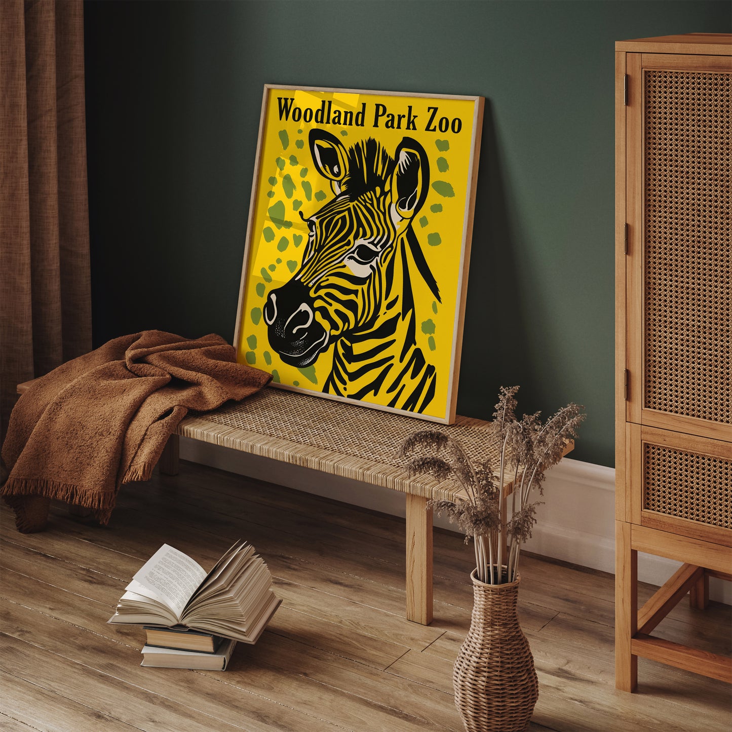 Woodland Park Zoo Retro Poster