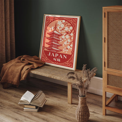 Soul of Sakura Japan Travel Poster