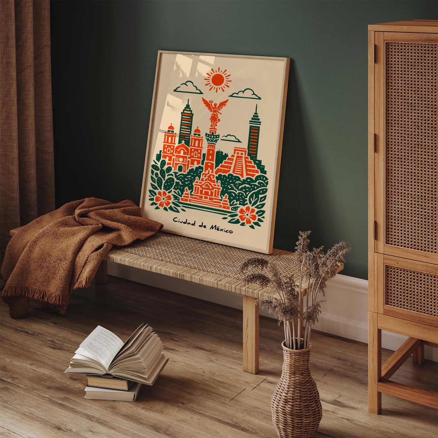 Ciudad de Mexico Travel Poster Print