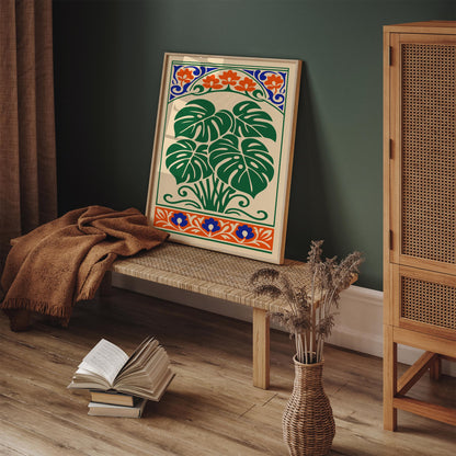 Monstera Plant Wall Art Print