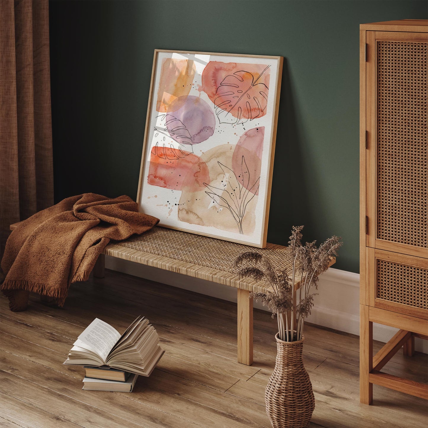 Tropical Watercolor Print