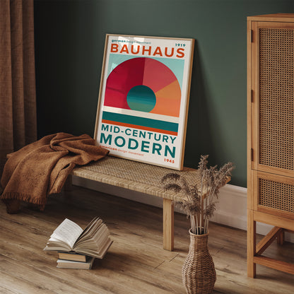 MDM Bauhaus Geometric Art Print 2024