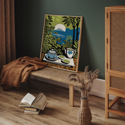 Matcha Time Japanese Tea Art Print
