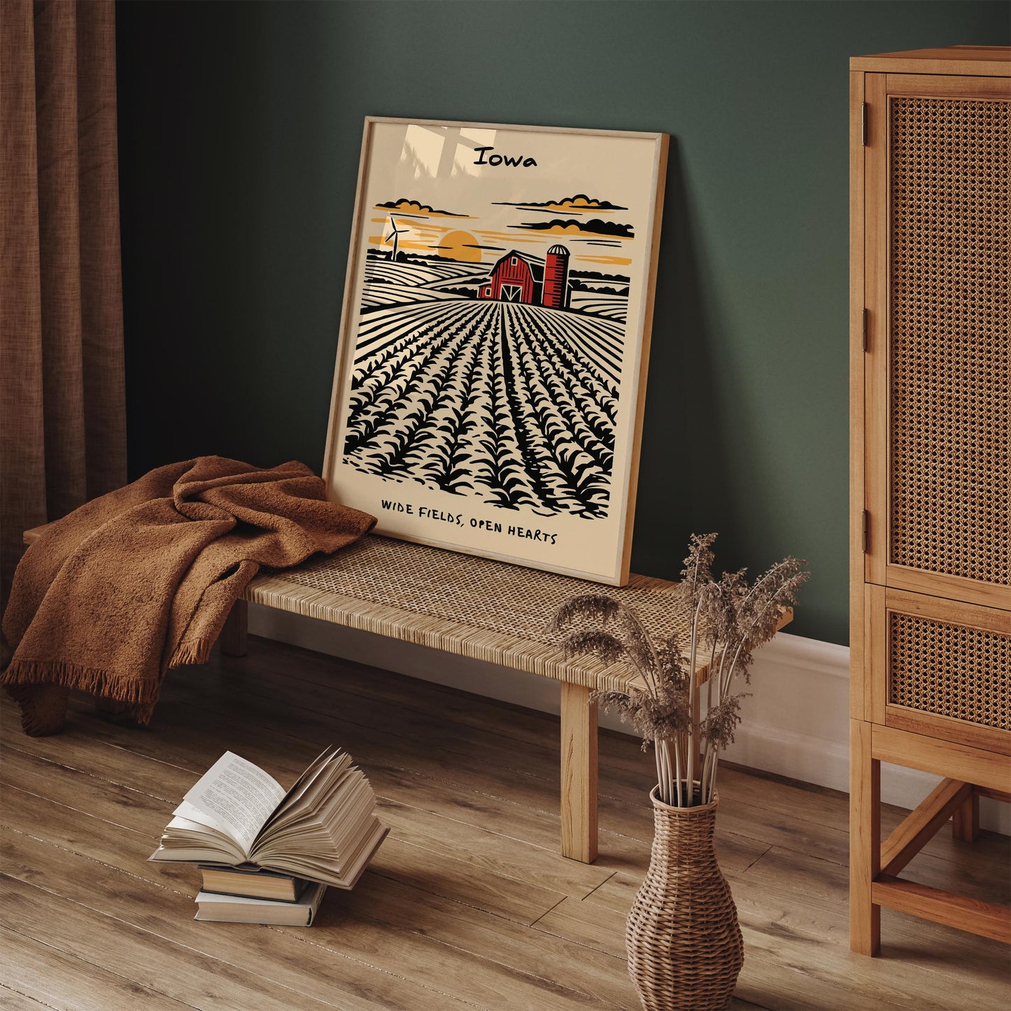 Iowa Landscape Poster