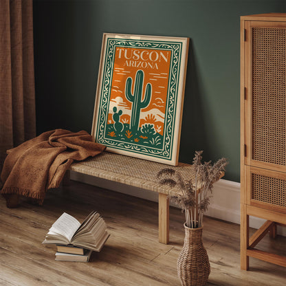 Tucson Arizona Cactus Poster