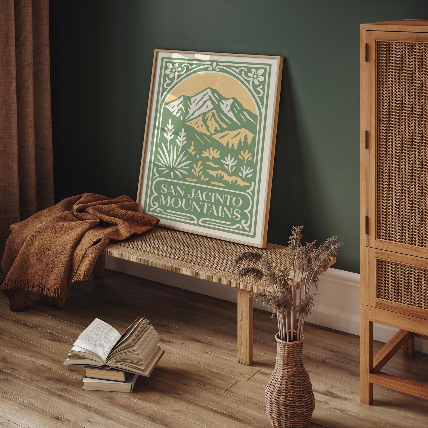 San Jacinto Mountains Travel Poster