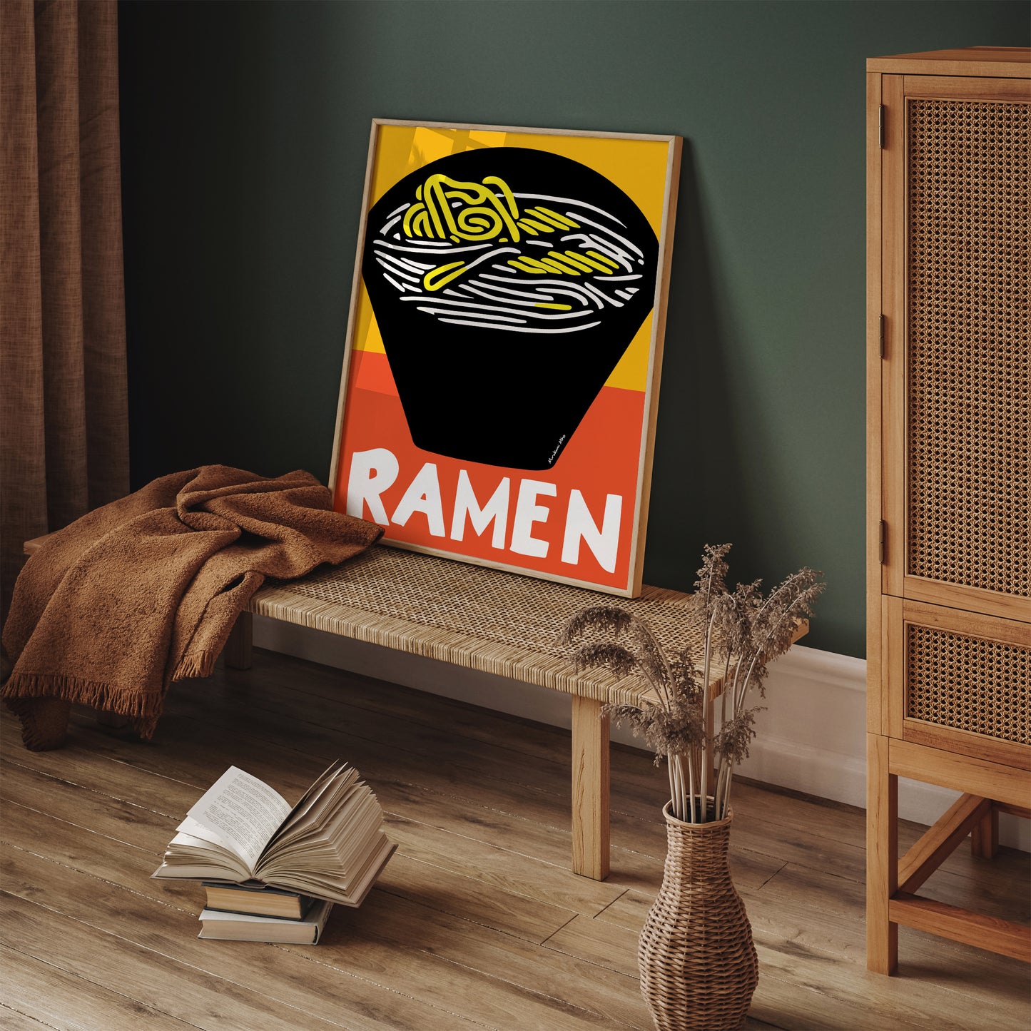 RAMEN Retro Art Print