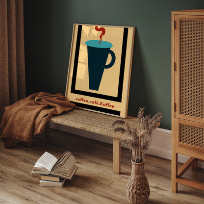 Minimalist Retro Coffee Poster