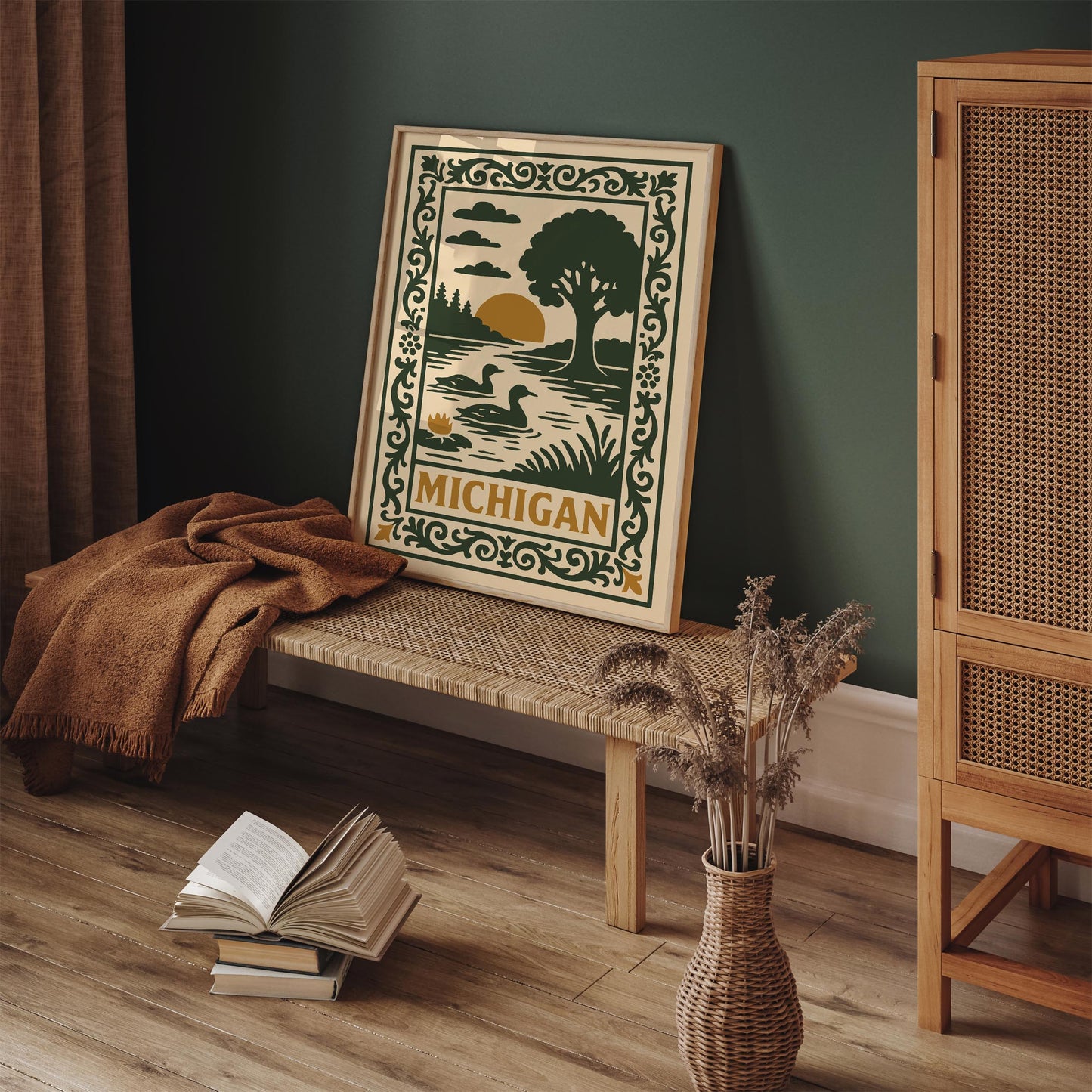 Michigan Travel Scenic Poster